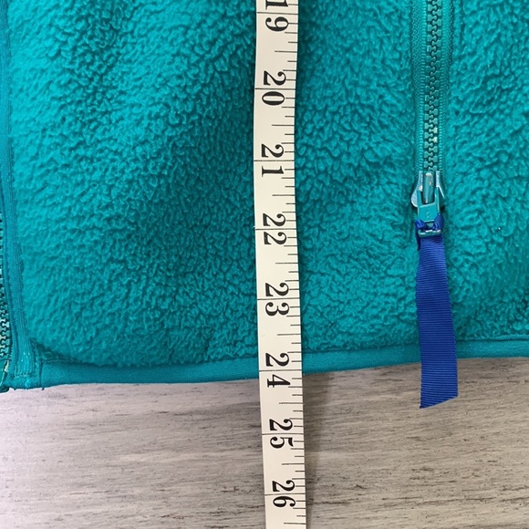 Patagonia Aqua Teal Vest Deep Pile Full Zip Retro X Fleece Vintage  Rare Sz S - Picture 10 of 17
